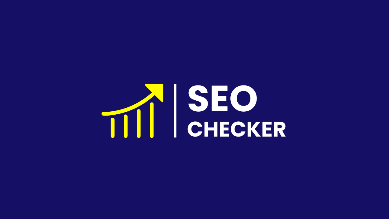 This is the cover image of SEO checker online tool.